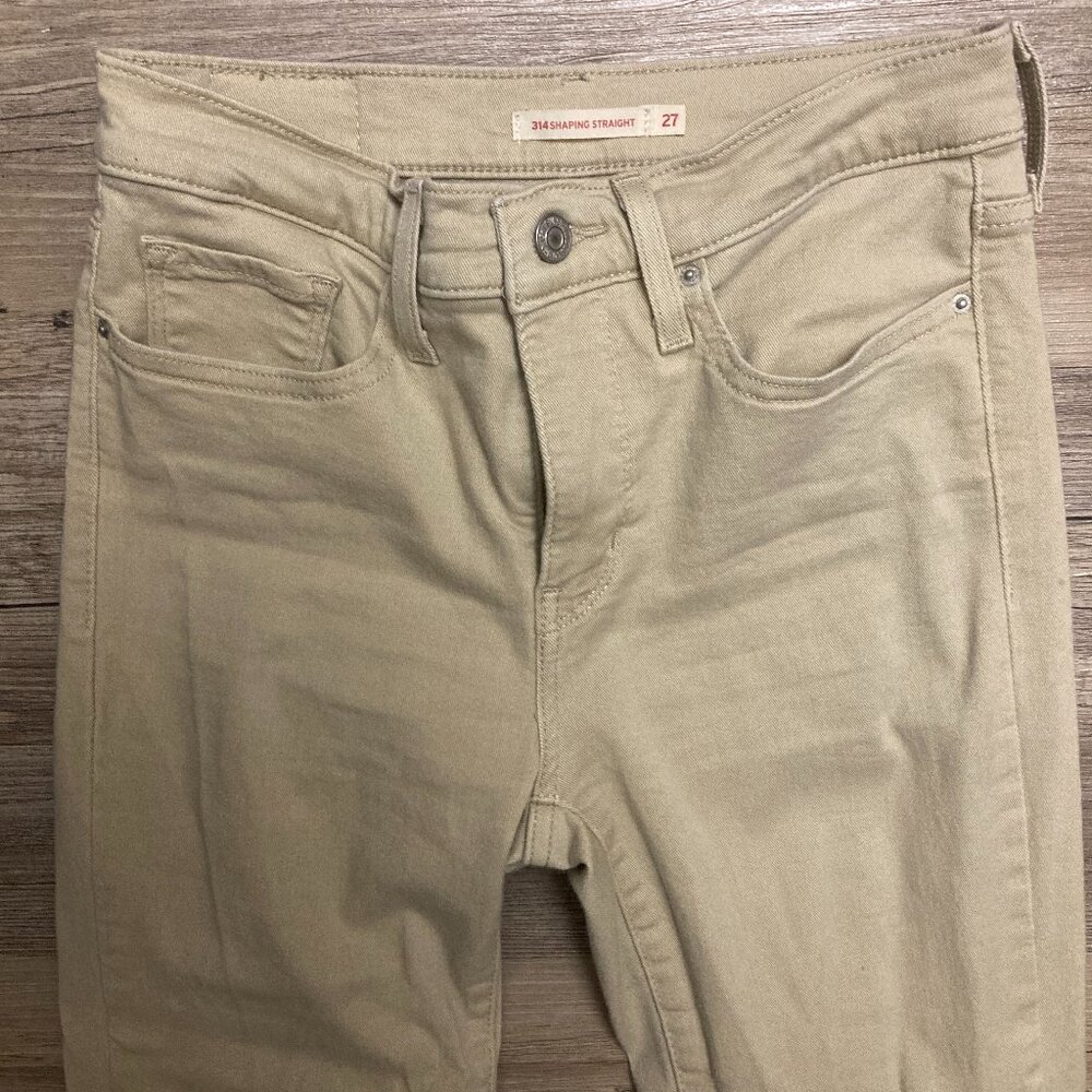 Levis 314 Shaping Straight Jeans Size 27